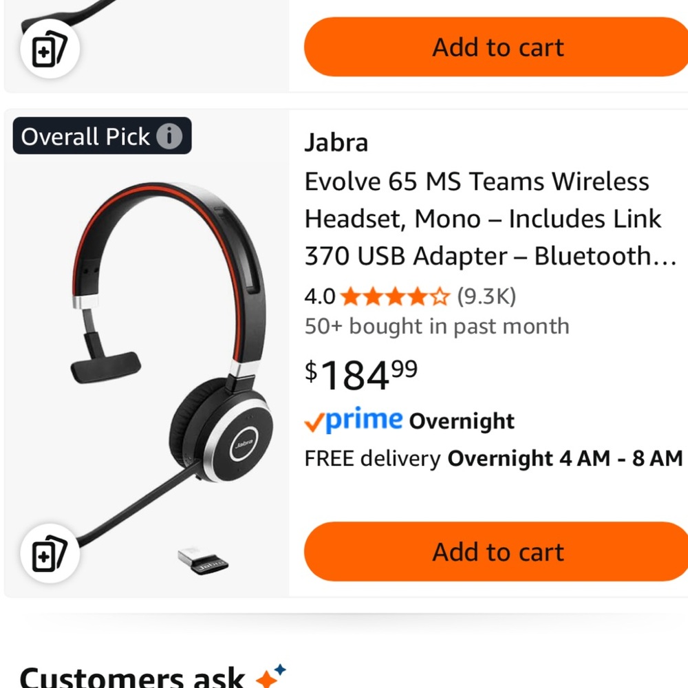 Jabra Evolve headset - new in box